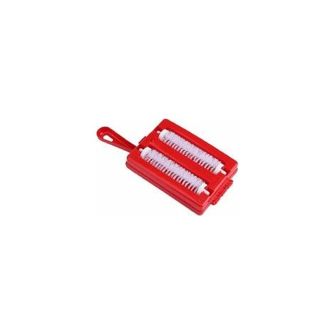 1pc Sweeper Tapis Handheld Double Brosse Crumb Dirt Nettoyant Pinceau Collecteur pour Débris Sofa Pet Brosse à Couleur Aléatoire-Fei Yu (1/4)