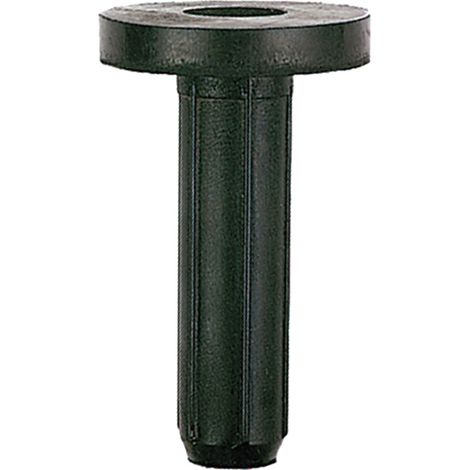 TOX Schallschutzdübel 14x56 mit Kragen - schallabsorbierende Dübel, schwarz - 50 Stück