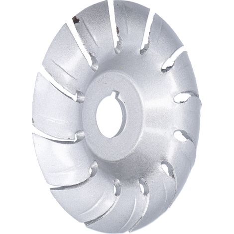 Roue de polissage ronde en bois sculpté de 3,5 pouces de diamètre extérieur, résistante à l'usure, durable et sûre. (1/5)