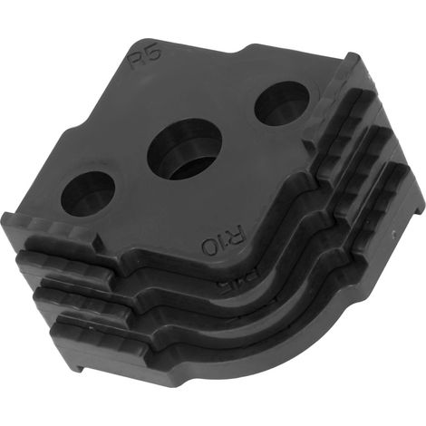 4-teiliges Radiusfrässchablonen-Set aus verschleißfestem ABS-Kunststoff, schwarz, für die Holzbearbeitung, Eckradiusschablone, Halbrundecken-Einbauschablone (1/5)