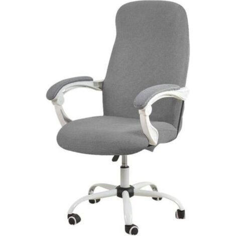 Coprisedia da ufficio M-Colour grigio impermeabile jacquard elasticizzato (per poltrona)