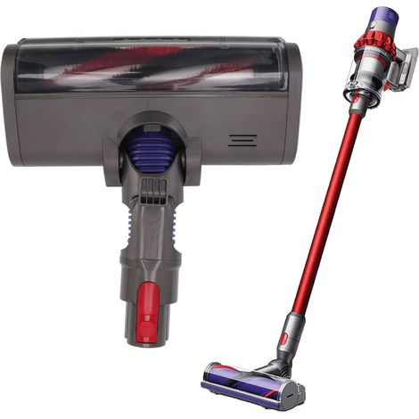 Compatible avec la tête de brosse motorisée pour sols et la brosse rotative pour tapis des aspirateurs Dyson V8/V10/V11. (1/5)