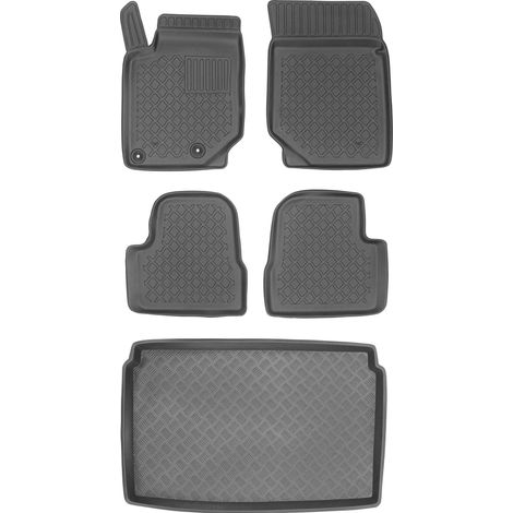 Set di tappetini per auto e tappetino per bagagliaio per Opel Corsa F Hatchback dal 2019