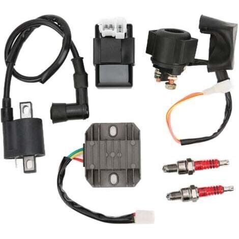 Ignition coil and CDI regulator replacement kit for Chinese CG150cc/200cc/250cc upright quad bikes (1/5)