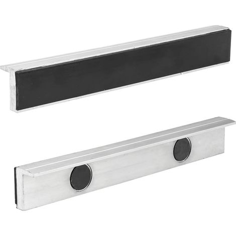 Alu Schutzbacken Schonbacken 200 mm magnetisch für Schraubstock (1/3)