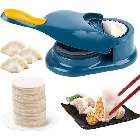 Macchina per ravioli e pelmeni MTTProducts 2 in 1, con funzionamento manuale, compatta e leggera, ideale per uso domestico. (1/5)