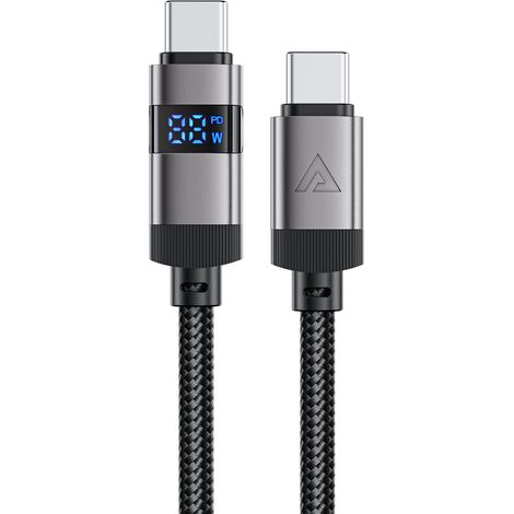 USB-C - Cavo USB-C con display 480 Mb/s 66 W 1,2 m - nero (1/5)