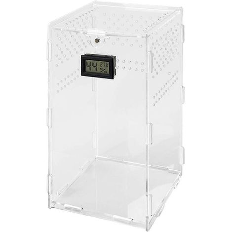 Boîte d'alimentation pour reptiles, terrarium pour insectes, habitat en acrylique pour araignées (1/4)