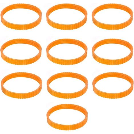 1900B Packung mit 10 Ersatzzahnriemen für Elektrohobelmaschinen, 9,6 mm breit, orange (1/5)