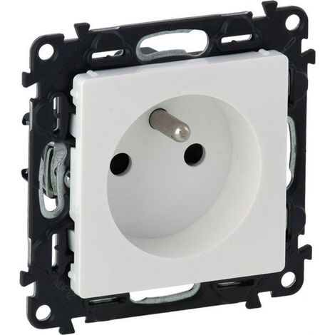 Valena life Enchufe único con/sin 2P+Z con obturadores blanco 753184
