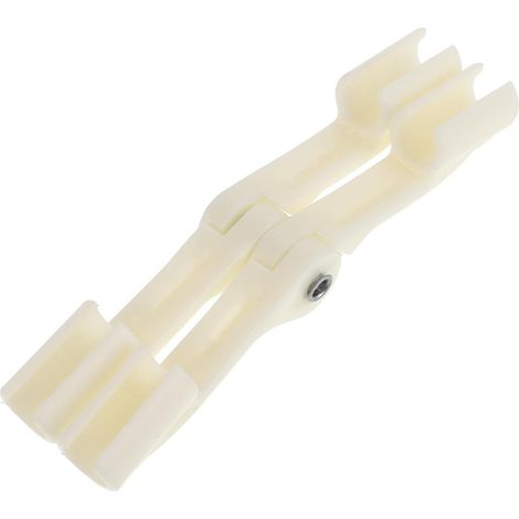Clips de fixation pliables en plastique blanc pour filets (1/5)
