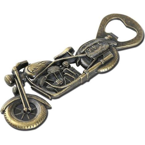 Décapsuleur Moto - Alliage De Zinc - Pour Bar Fête Ou Cadeau Homme - 12,6 X 5,1 X 0,5 Cm - 1 Pièce (1/5)