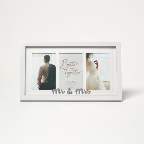 HOMESCAPES Better Together Triple Wedding Frame (1/5)