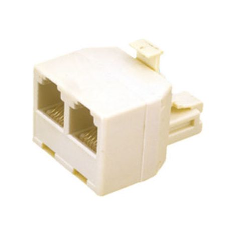 Distributeur téléphonique modulaire double à 6 positions et 6 contacts Electro Dh 39.015/6/6 8430552030866