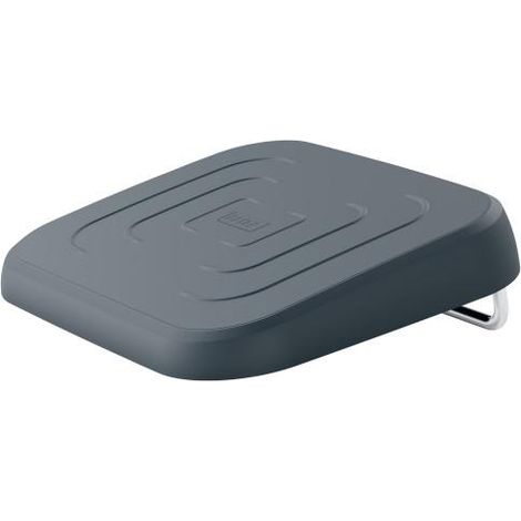 Leitz 65460089 reposapiés de escritorio gris ergonómico