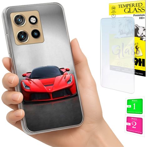 Funda para Motorola Edge 50 Neo con cubierta trasera y cristal 9H. (1/5)