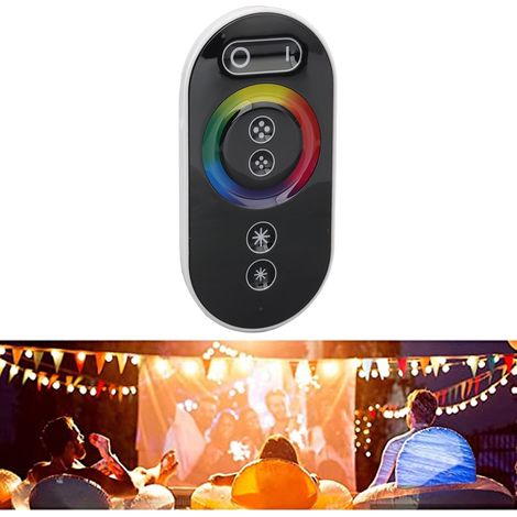 3-Kanal-PWM-LED-Lichtleistendimmer, 6 A 12 V/24 V DC, mit Fernbedienung zur Helligkeitsregelung und RGB-Dimmschalter (1/5)