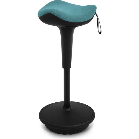 IWMH Tabourets de Bureau, Debout Chaise de Bureau Ergonomique, Tabouret Assis Pivotant Réglable en Hauteu - Bleu (1/5)