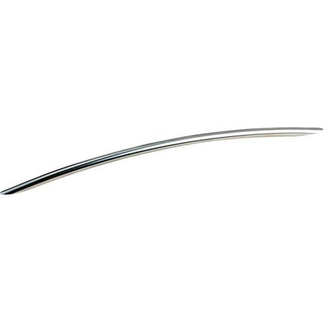 Poignée courbe ø 10 mm chromé mat - CADAP