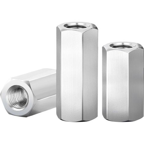 Raccord tubulaire hexagonal extensible en acier inoxydable 304 (1/4)