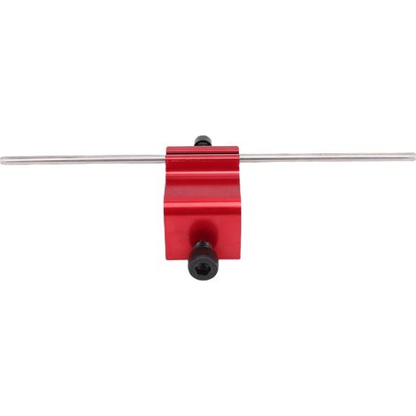 Kettenrichtwerkzeug 08-0048 Aluminium Rot Universal Motorrad ATV UTV Präzise Schnell Langlebig (1/5)