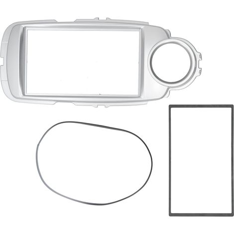 2-DIN-Radioblende für Autoradio mit GPS/DVD-Player, passend für Yaris XP130/Vitz 2011-2014 (1/5)