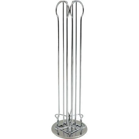 42164 Porte capsule, porte dosette, distributeur de capsule à café, Acier chromé, 37,5 x 11,3 cm (1/5)