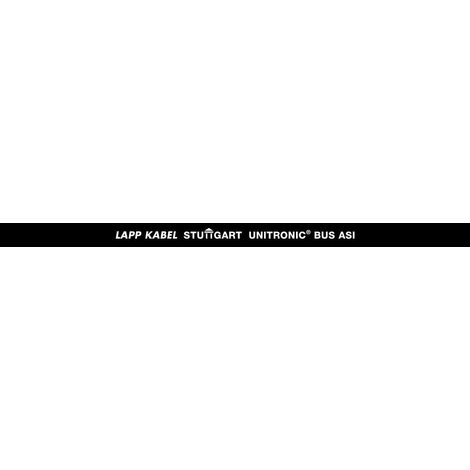 10 Meter Lapp 2170372 Unitronic BUS ASI LD (G) Busleitung 2x2,5 mm² BK I Gummi Kabel I Gummileitung schwarz I Datenleitung 2-adrig I Halogenfrei I Bus Kabel I Buskabel AS-Interface I Datenkabel flach