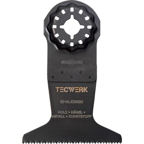 Hojas  de  sierra  de  inmersión  B.63mm  Inmersión  T.40mm  10  pzs.  Starlock  TECWERK (1/3)