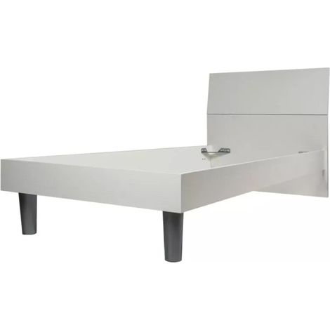 letto singolo "giotto" bianco 89,5x205x88 cm