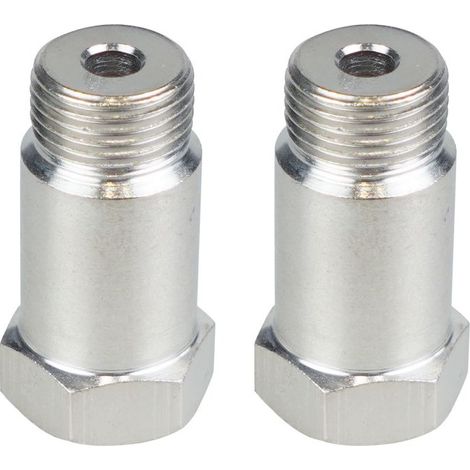 Stück M18 1,5 Sauerstoffsensor-Adapter O2-Abstandshalter Isolator Motorkontrollleuchte CEL-Fix Verlängerungslänge 45 mm - Lambdasonde mit Schlüssel Typ R EP3 (1/4)