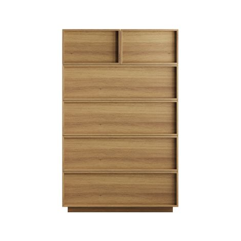 Kommode mit drei Schubladen, moderner Kleiderschrank/Schrank, Aufbewahrungsmöbel aus Holz, Schminktisch, geeignet für Wohnzimmer, Schlafzimmer, Flur, Eichenfarbe