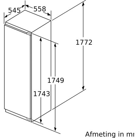 Siemens GI81NACE0 Einbau-Gefrierschrank