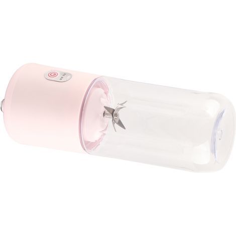 500 ml Mini-Entsafter, tragbar, pink, 6 Klingen, USB-aufladbar, für Obst und Gemüse (1/5)