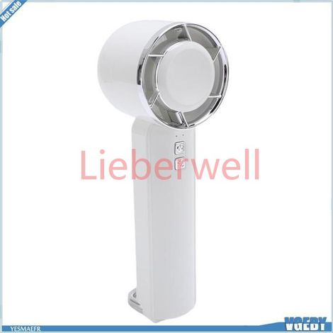 Ashata ventilateur personnel portatif Ventilateur portatif à main à vent frais, Rechargeable parapharmacie Blanc (1/5)