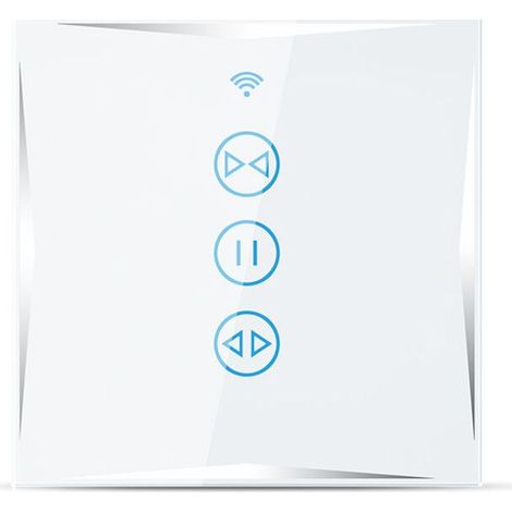 Système de Rideaux intelligents Commutateur à Rideau d'obturateur à Rouleaux for Stores motorisées électriques avec télécommande Piste réglable et Super Silencieux (1/4)