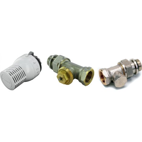 Comap – Kit thermostatique Sensity M30 droit 1/2"JT – Corps thermostatique Kv réglable – Raccord de réglage – RK8594241