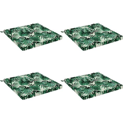 Coussins de siège 4 pièces SOEST 4 pc 100 % polyester vidaXL