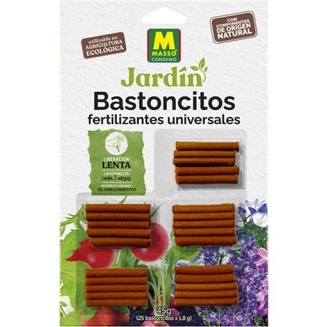 Blisterpackung mit 25 Universal-Düngestäbchen Öko 231808 Masso