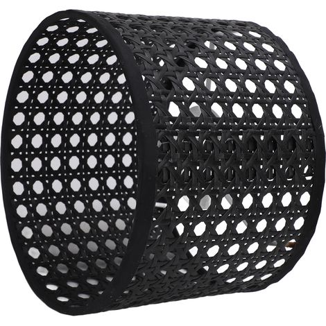 Abat-jour PE ajouré sculpté style moderne compatible culot E27 E14 pour lampe table lampadaire suspension (1/5)