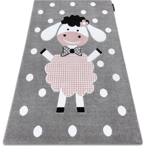 Kinderteppich PETIT DOLLY Schaf grau grey 120x170 cm