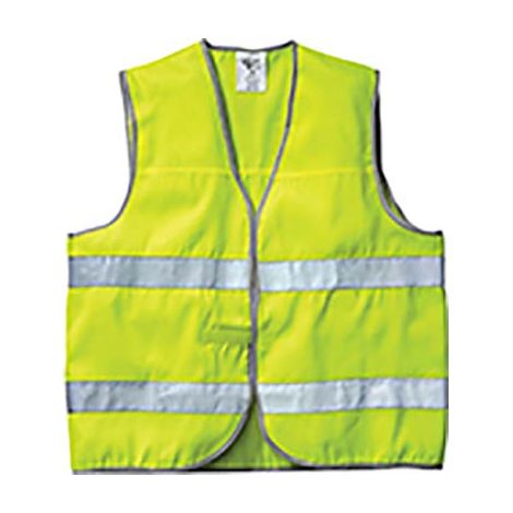 GILET ALTA VISIBILITA GIALLO - TAGLIA UNICA- 5 pezzi