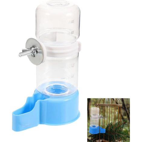 1 Abreuvoir Oiseau, Distributeur Eau 140ml, Matériau PP, Pour Cage Perroquet