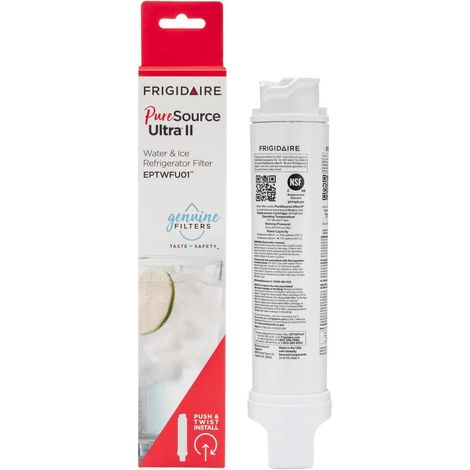 Filtre à eau Frigidaire EPTWFU01, Élément filtrant du réfrigérateur FPPWFU01 (1/4)
