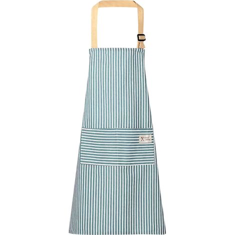 Tablier Imperméable Anti-salissure - Poche XXL - Bretelles Réglables - Pour Cuisine et Jardinage - 1 Pièce