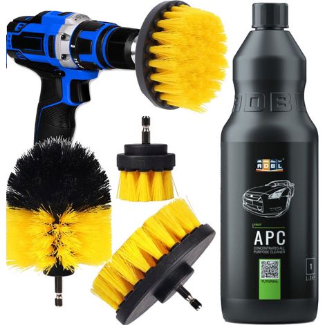 Liquido per autolavaggio Adbl APC 1L + spazzole per trapano (1/5)