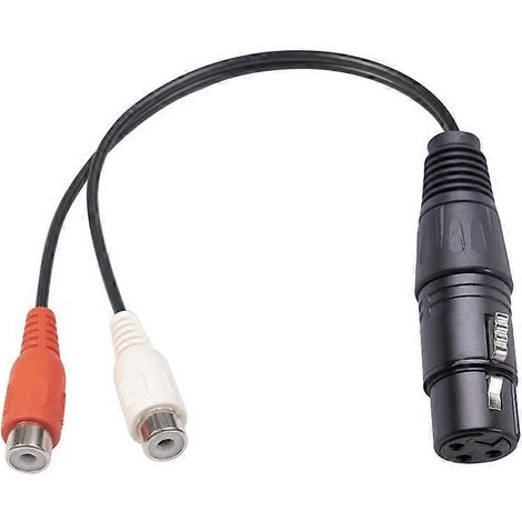 Câble XLR vers double RCA, câble répartiteur en Y XLR vers RCA (1/5)