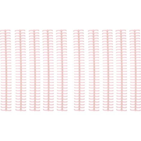 Reliure Spirale 10 Pièces Peignes 30 Trous Bande Plastique 1/2 Pouce Diamètre Rose Vif pour Feuilles Mobiles