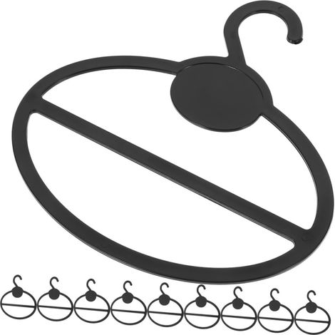 50 pièces Organisateur Ceintures et Foulards Rond Multifonction Cintres (1/5)