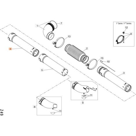 TUBE D'EXTENSION ORIGINAL EMAK CFI2411801